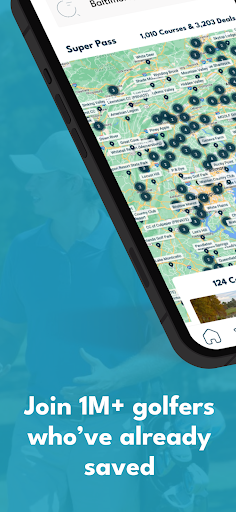 Screenshot of TeeTime Golf Pass