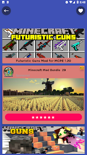 Futuristic Guns Mod for MCPE