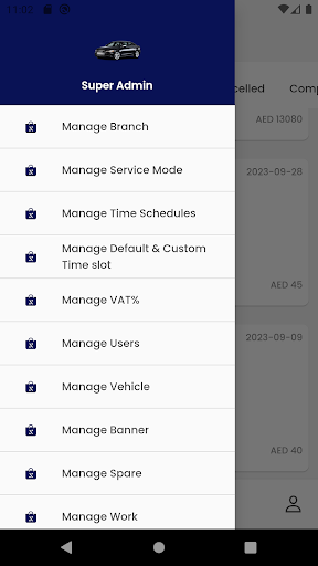Al-Dana Service Admin Screen 3