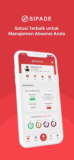 Android application SIPADE screenshort