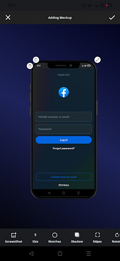 Android application MockMate screenshort