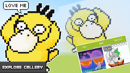 Pixel Art Build for Minecraft screenshot 8