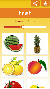 Kids Jigsaw Puzzle: Fruit