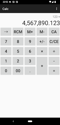 Calc Screen 3