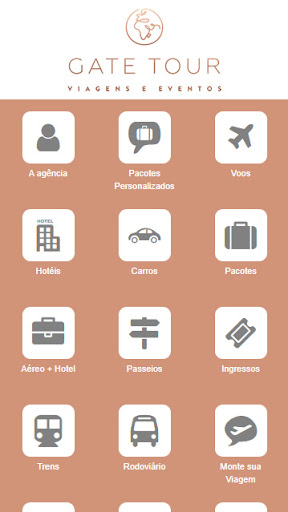 Android application Gate Tour Viagens e Eventos screenshort