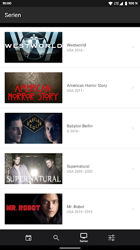 Fernsehserien Notifier Screen 2