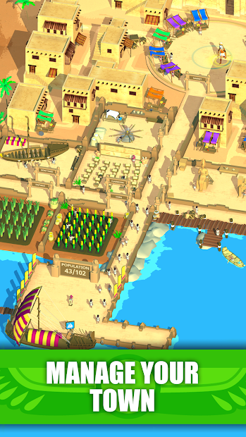Captura de Pantalla 2 Idle Egypt Tycoon: Empire Game android