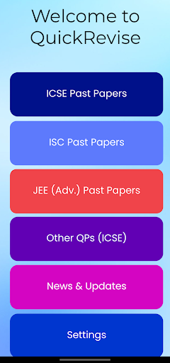 Android application Quick Revise screenshort