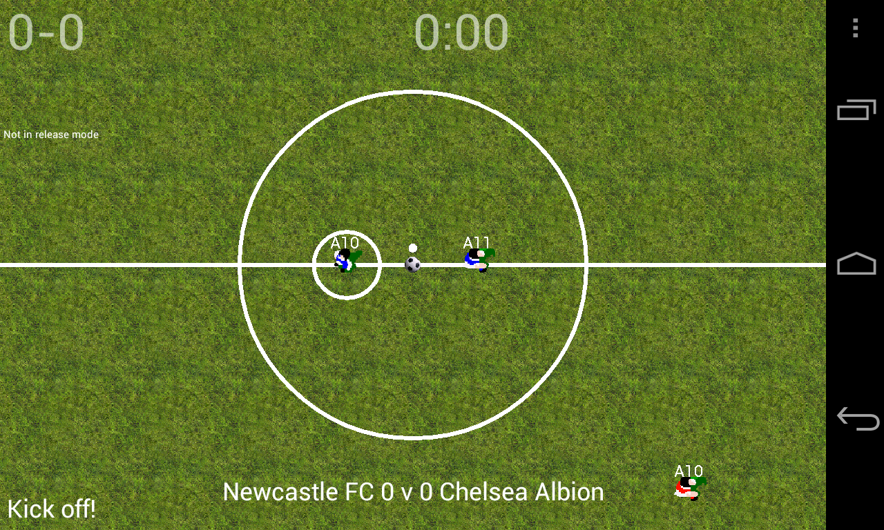 Android application Soccer for Android (Lite) screenshort
