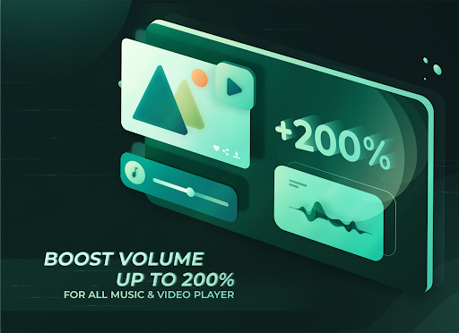 Android application Volume Booster & Bass Booster screenshort