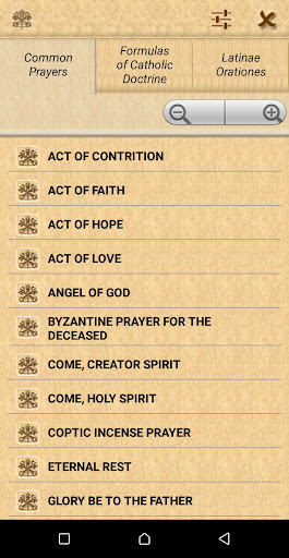 Common Prayers of Catholic Screen 3