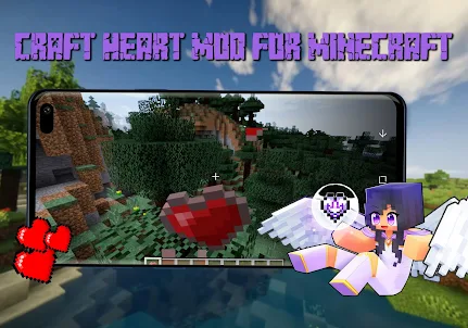 Craft Heart Mod for Minecraft