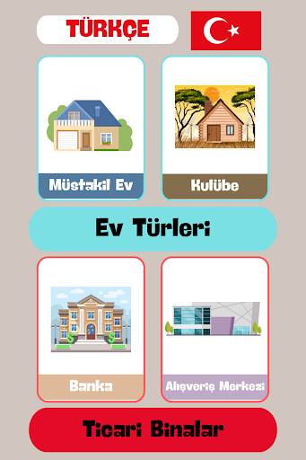 Android application Binalar ve Yapılar – Türkçe screenshort