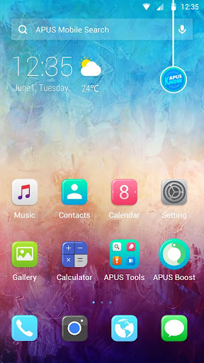 Simple Neat APUS Launcher them