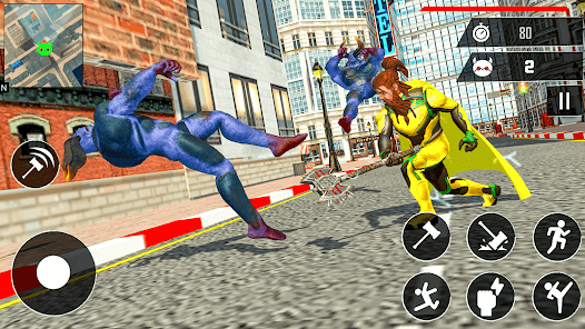 Captura 8 Hammer Hero - Superhero Games android