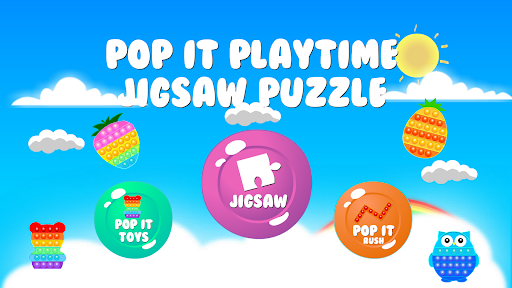 Android application Pop it Playtime Jigsaw Puzzle screenshort
