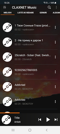 Music Player CLAXNET Screen 2
