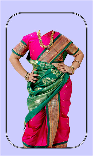 Android application Girls Saree Photo Editor App screenshort
