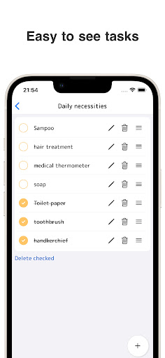 Simple Grocery Shopping List Screen 3