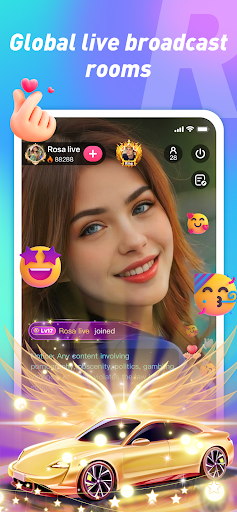 Android application Rosa Live screenshort
