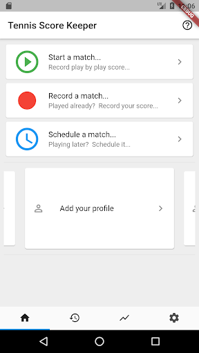 Tennis Scorekeeper Screenshot 1 - AppWisp.com