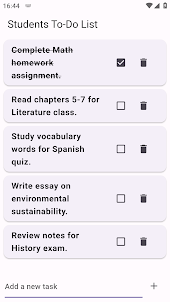 Students To-Do List