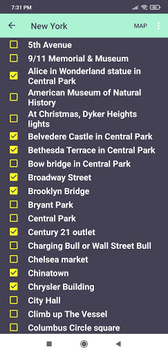 Travelista Screen 2