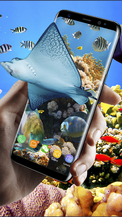 3D Underwater World Wallpaper - 1.0.8 - (Android)