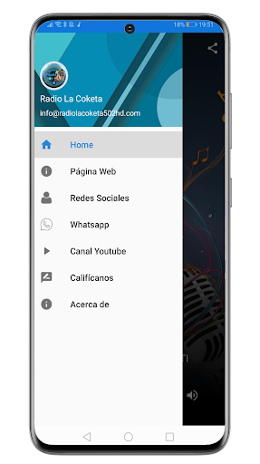 Radio La Coketa Screen 2