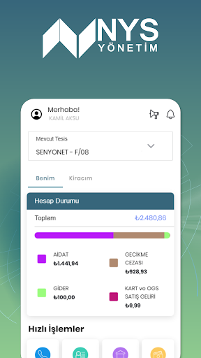 NYS Yönetim Screen 2