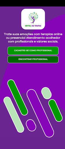 Android application Central das Terapias screenshort