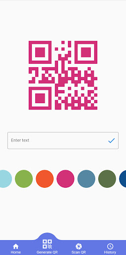 QR Code Generator & Scanner Screen 2