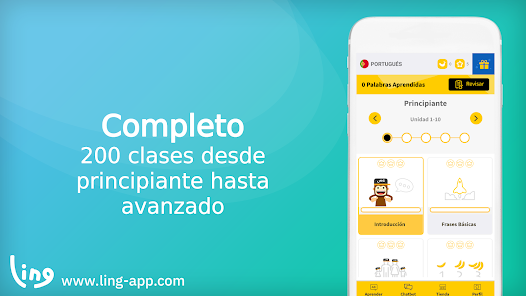 Captura de Pantalla 1 Ling - Aprende portugués android