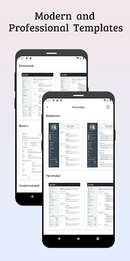 Android application Professional Resume CV Builder screenshort