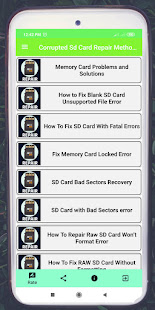 Corrupted Sd Card Repair Method Guide 6.0 APK screenshots 1
