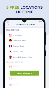 Planet VPN u2013 fast & secure VPN  screenshots 1