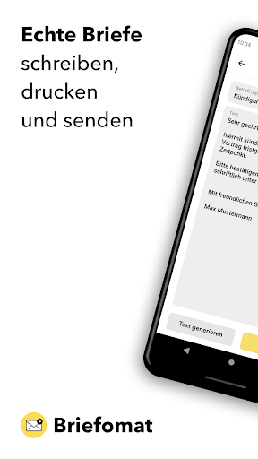 Android application Briefomat: Briefe & Post screenshort