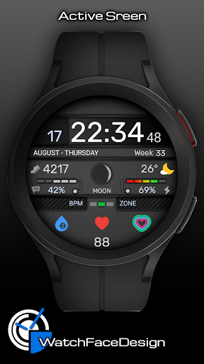Android application WaTchG003: Digital watch face screenshort