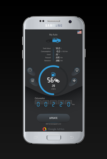 Fuel calculator — AVN Fuel Screen 2