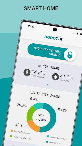 Android application DODOTiK - Your smart home app screenshort