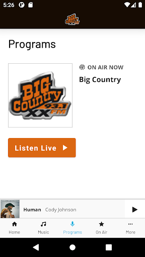 Big Country 93.1 Screen 3