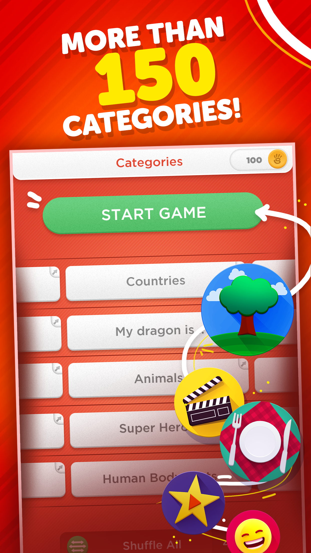 Android application Stop - Categories Word Game screenshort