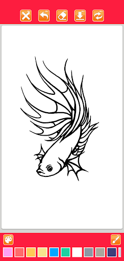 Mewarnai Ikan Cupang Screenshot 4 - AppWisp.com