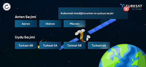 Türksat Uzay Yolculuğu Screen 2