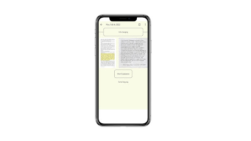 Android application My Library screenshort