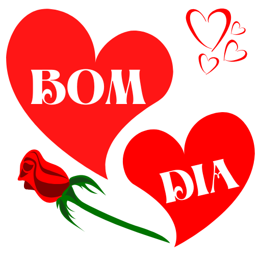 Figurinhas bom dia stickers logo