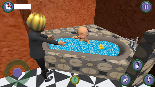 Naughty Twin baby Life Sim 3D
