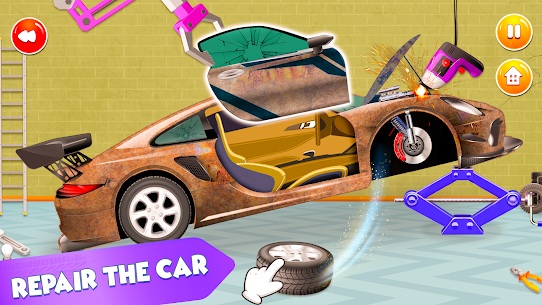 Car Tycoon MOD APK- Car Games for Kids (Unlimited Money) 4