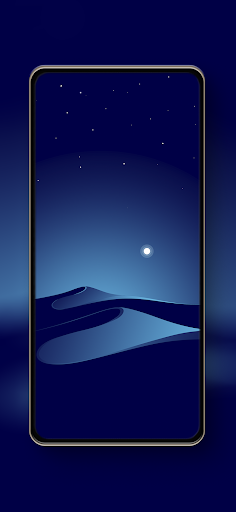 Blue Wallpaper Screen 3