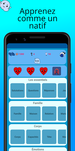 Aperçu de l'application